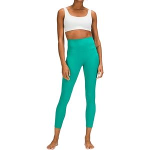 Lululemon Align Maldives Green High-Rise Nulu Pant with Pockets 25"